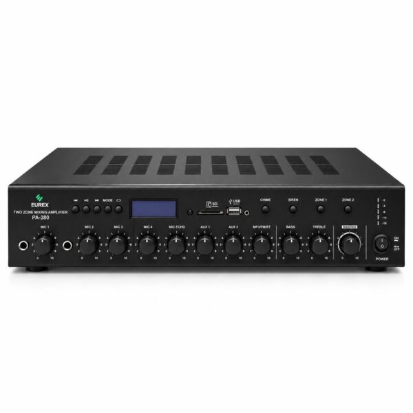 Amplificateur mélangeur 2 zones PA-380 EUREX