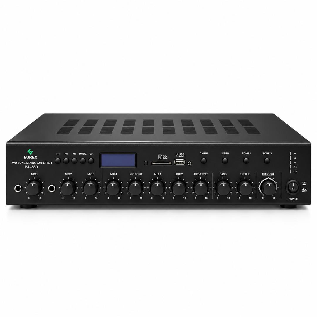 Amplificateur mélangeur 2 zones PA-380 EUREX