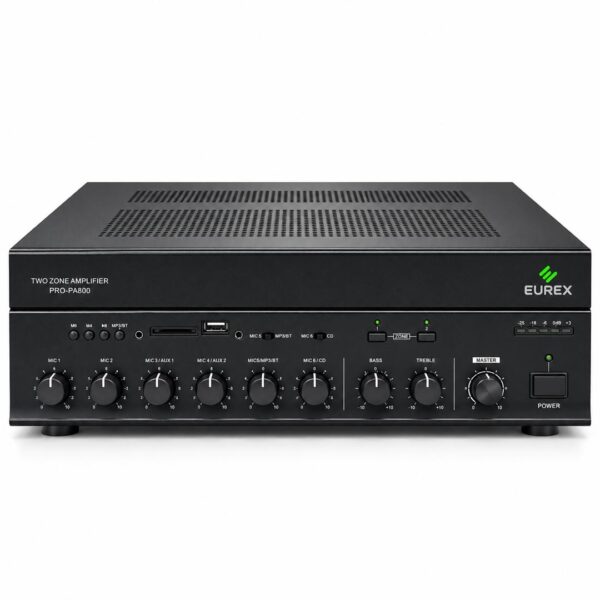 Amplificateur 2 zones PRO-PA480/PA600/PA800 EUREX